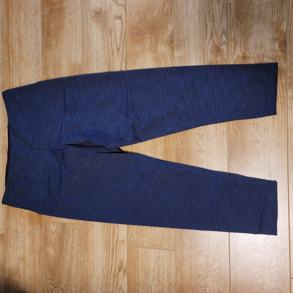 Blue High-Waisted Leggings